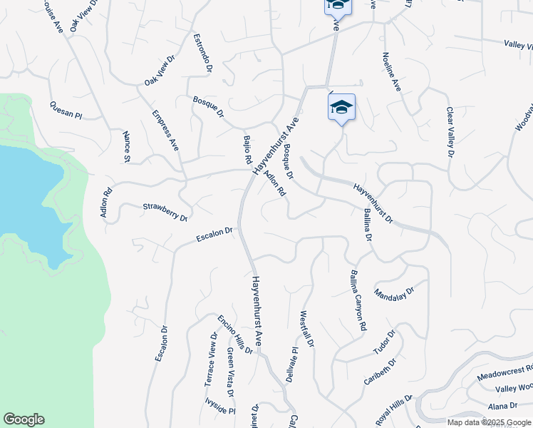 map of restaurants, bars, coffee shops, grocery stores, and more near 4014 Rogen Drive in Los Angeles