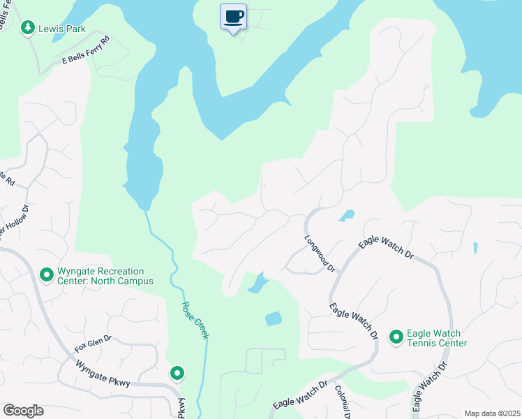 map of restaurants, bars, coffee shops, grocery stores, and more near 1801 Summerview Court in Woodstock