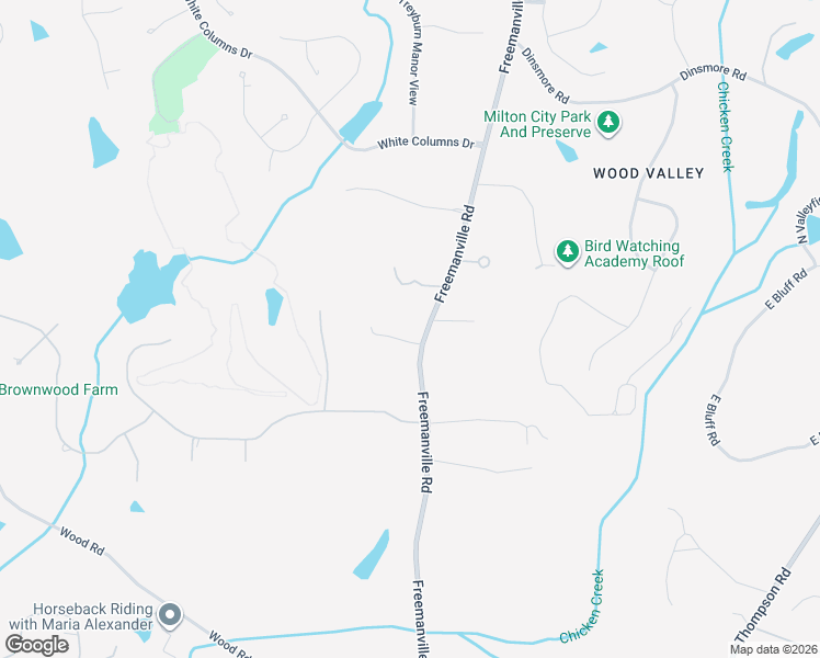 map of restaurants, bars, coffee shops, grocery stores, and more near 14925 Freemanville Road in Alpharetta