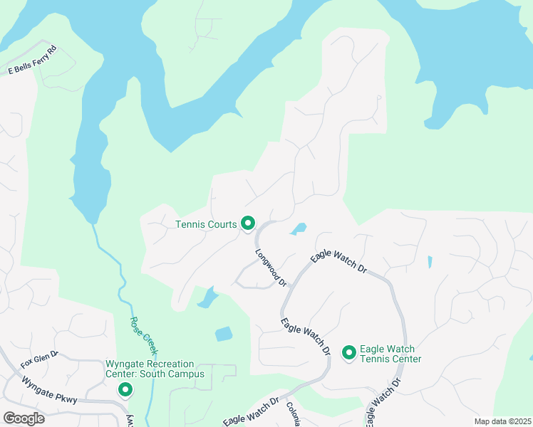 map of restaurants, bars, coffee shops, grocery stores, and more near 1901 Rosewood Lane in Woodstock