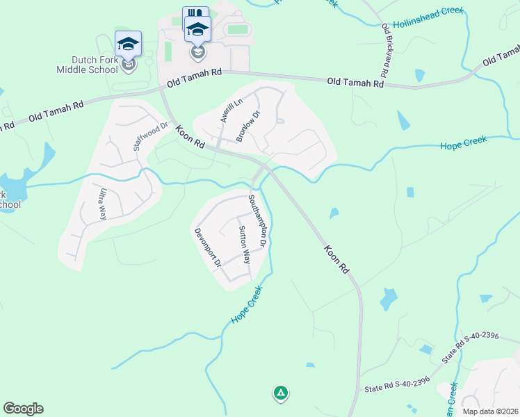map of restaurants, bars, coffee shops, grocery stores, and more near 229 Southampton Drive in Irmo