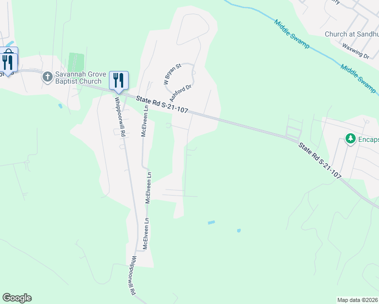 map of restaurants, bars, coffee shops, grocery stores, and more near 2320 South Point Road in Effingham