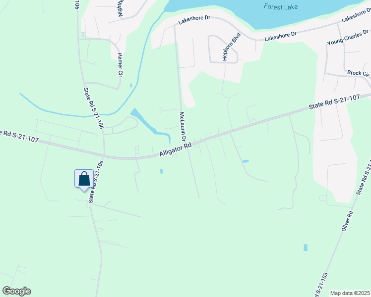 map of restaurants, bars, coffee shops, grocery stores, and more near 2301 Parrott Drive in Florence