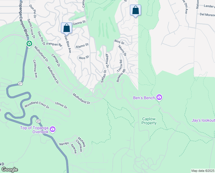 map of restaurants, bars, coffee shops, grocery stores, and more near Golondrina Street in Los Angeles