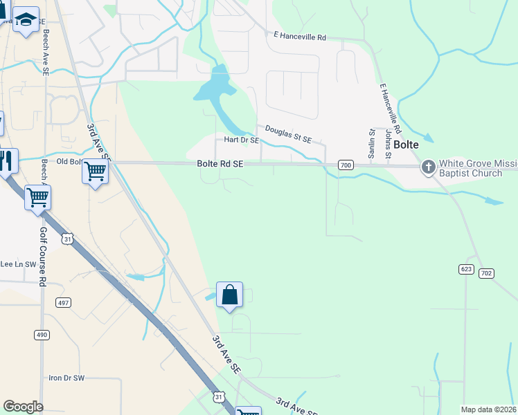 map of restaurants, bars, coffee shops, grocery stores, and more near in Cullman