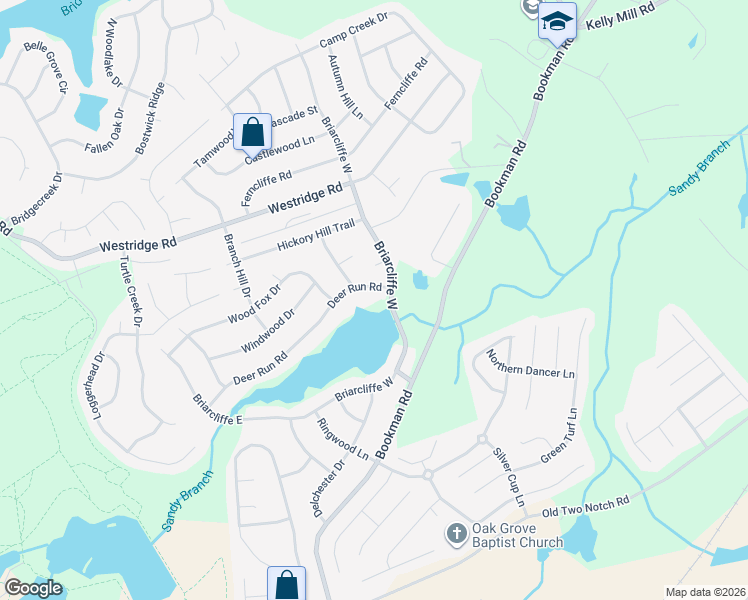 map of restaurants, bars, coffee shops, grocery stores, and more near 100 Deer Run Road in Elgin
