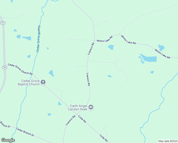 map of restaurants, bars, coffee shops, grocery stores, and more near 2129 Transco Road in Comer
