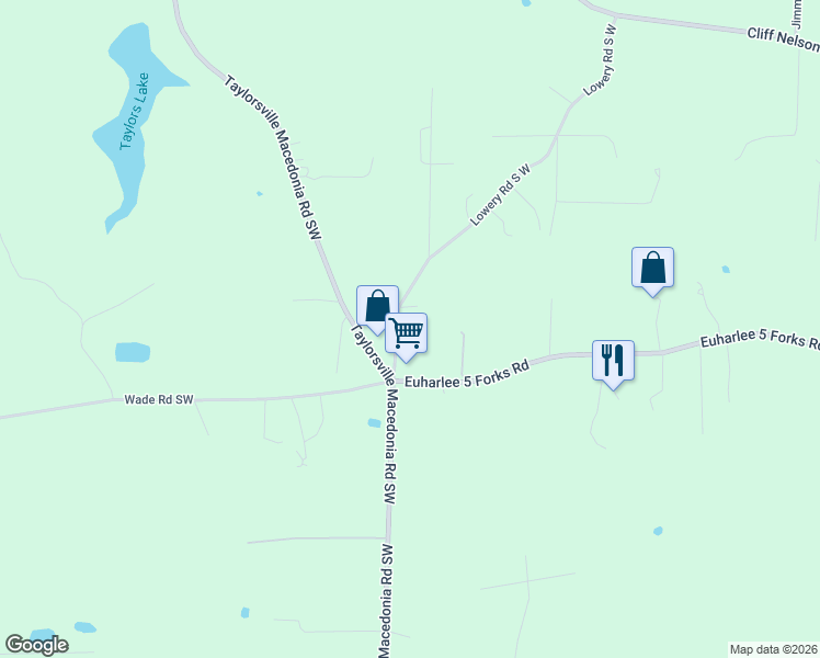 map of restaurants, bars, coffee shops, grocery stores, and more near 36 Lowery Road South West in Kingston