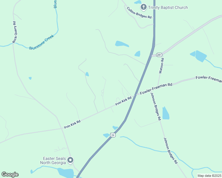 map of restaurants, bars, coffee shops, grocery stores, and more near in Danielsville