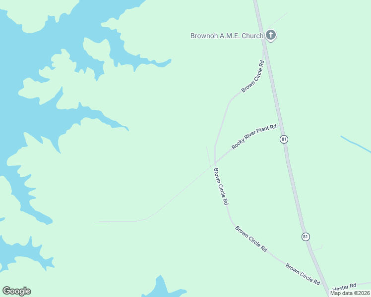 map of restaurants, bars, coffee shops, grocery stores, and more near 194 Rocky River Plant Road in Calhoun Falls