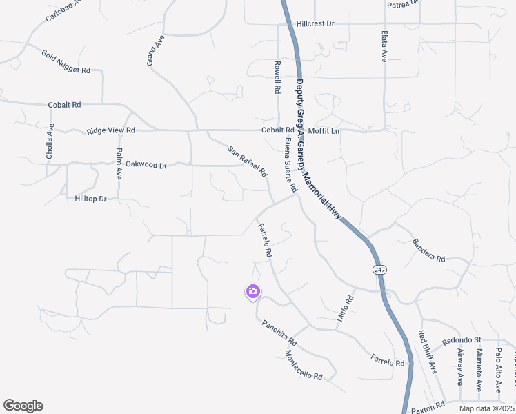 map of restaurants, bars, coffee shops, grocery stores, and more near 56948 Plaza Del Amigo in Yucca Valley