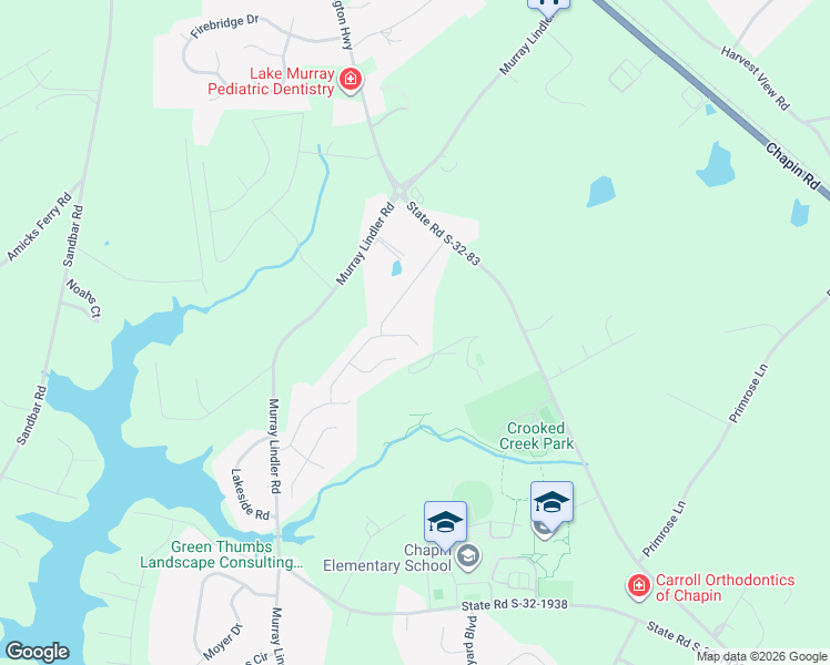 map of restaurants, bars, coffee shops, grocery stores, and more near 125 Baltic Court in Chapin