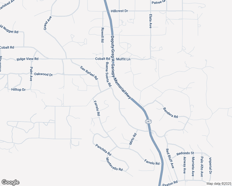 map of restaurants, bars, coffee shops, grocery stores, and more near 5915 Buena Suerte Road in Yucca Valley