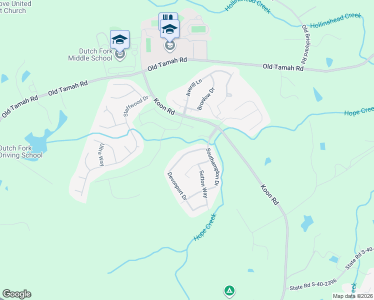 map of restaurants, bars, coffee shops, grocery stores, and more near 124 State Road S-40-2643 in Irmo