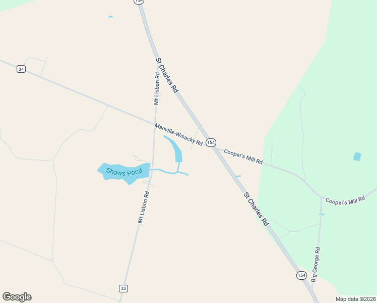 map of restaurants, bars, coffee shops, grocery stores, and more near 2026 Manville-Wisacky Road in Bishopville