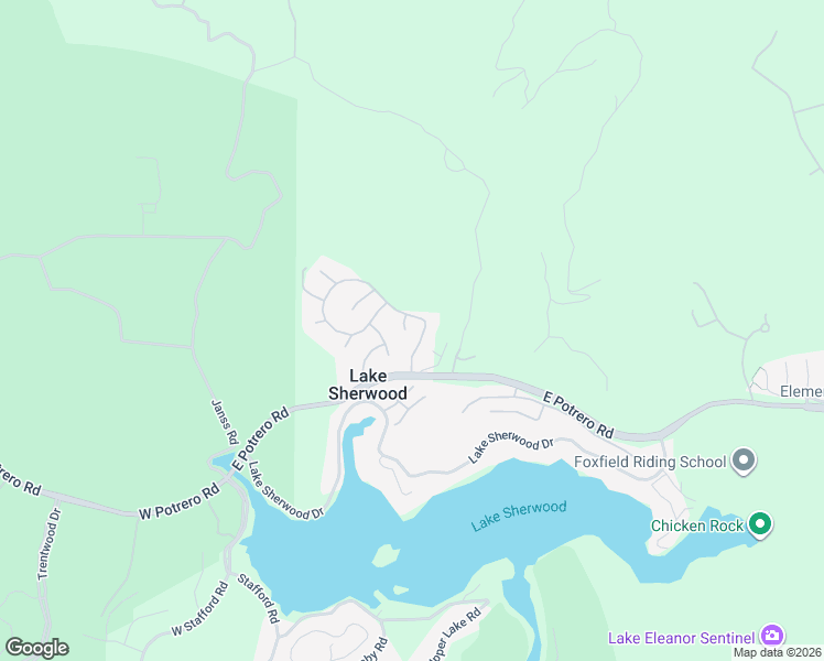 map of restaurants, bars, coffee shops, grocery stores, and more near 1616 Oakcottage Court in Ventura County