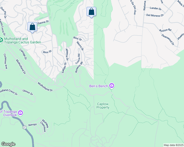 map of restaurants, bars, coffee shops, grocery stores, and more near 4114 Empis Street in Los Angeles