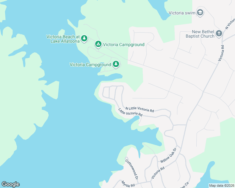 map of restaurants, bars, coffee shops, grocery stores, and more near 402 Dogwood Lane in Woodstock