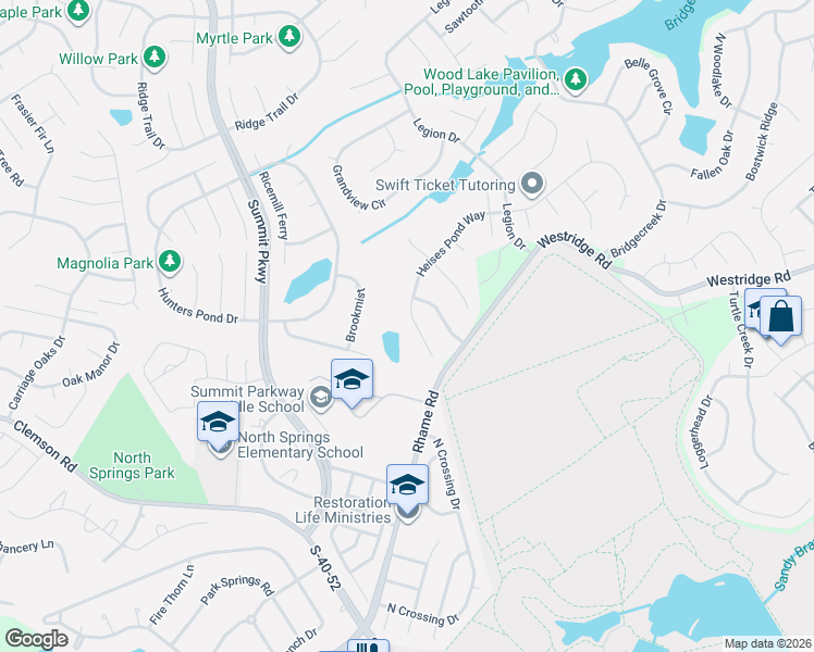 map of restaurants, bars, coffee shops, grocery stores, and more near 165 Heises Pond Way in Columbia