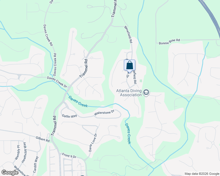 map of restaurants, bars, coffee shops, grocery stores, and more near 2770 Lansing Ln in Cumming