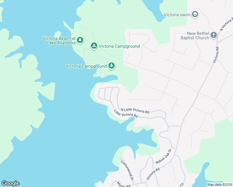 map of restaurants, bars, coffee shops, grocery stores, and more near 402 Dogwood Lane in Woodstock