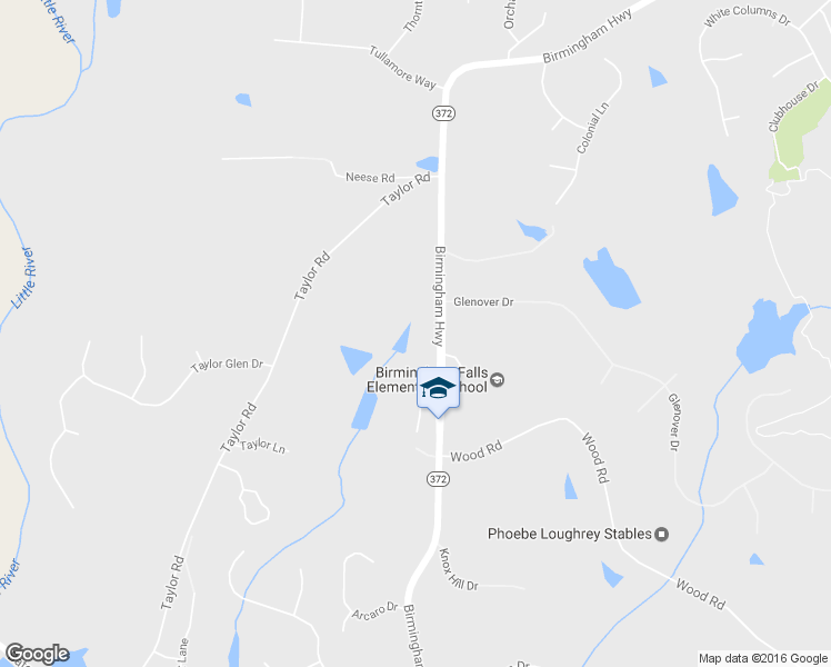 map of restaurants, bars, coffee shops, grocery stores, and more near 14990 Birmingham Highway in Alpharetta