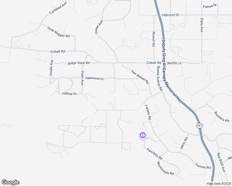 map of restaurants, bars, coffee shops, grocery stores, and more near 5887 Deerhurst Avenue in Yucca Valley