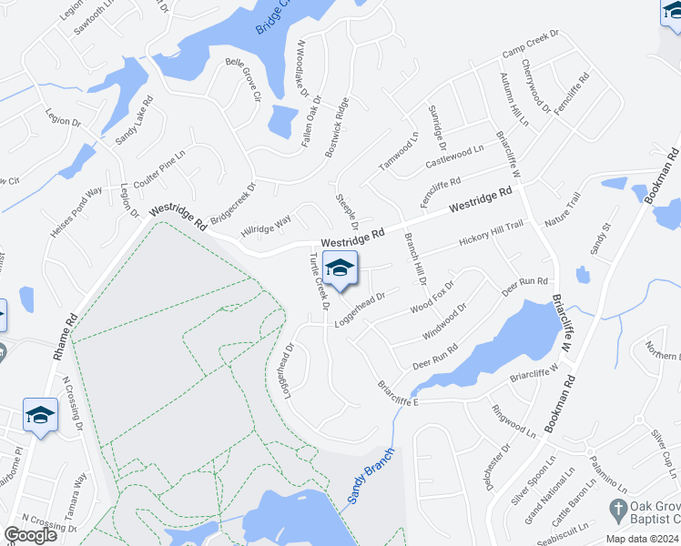 map of restaurants, bars, coffee shops, grocery stores, and more near 14 Box Turtle Court in Columbia