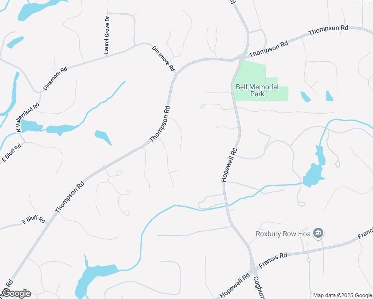 map of restaurants, bars, coffee shops, grocery stores, and more near 240 Thompson Trail in Milton