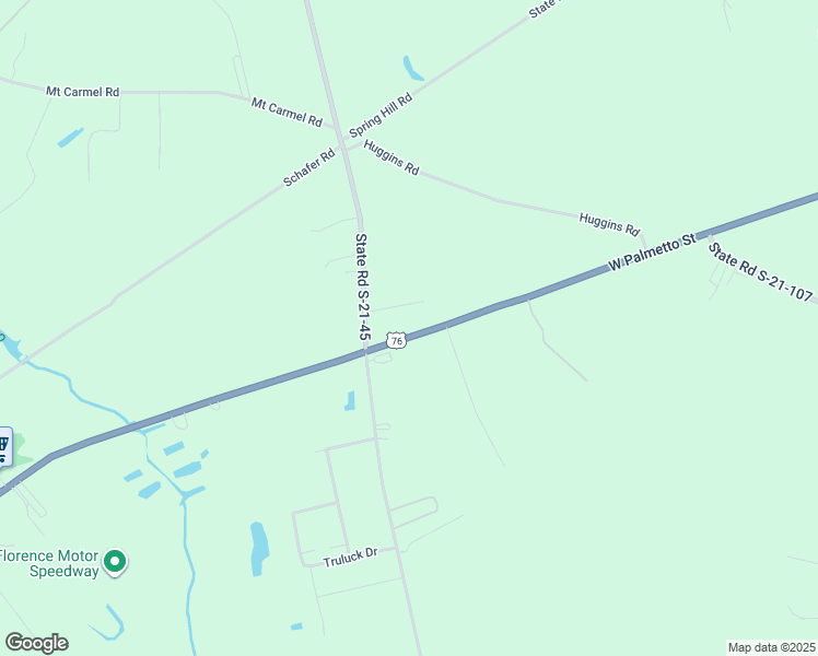 map of restaurants, bars, coffee shops, grocery stores, and more near 4721 West Palmetto Street in Timmonsville