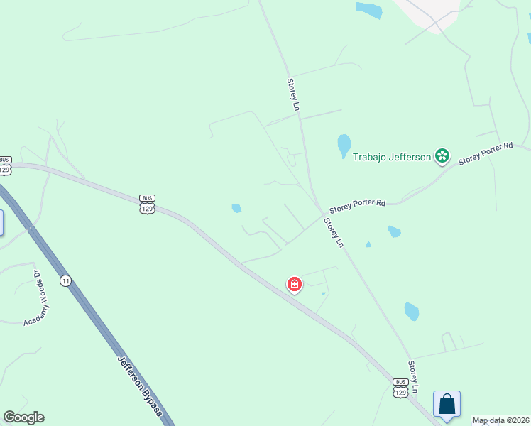 map of restaurants, bars, coffee shops, grocery stores, and more near 91 Blackstock Road in Jefferson