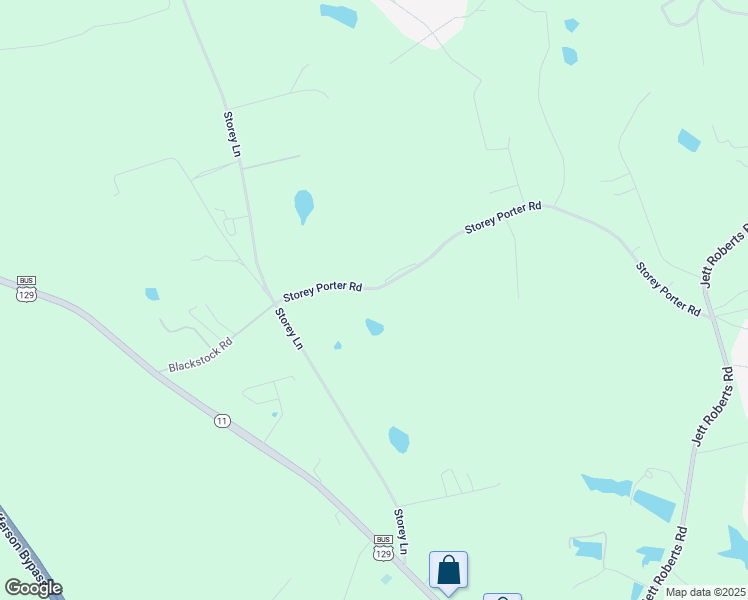 map of restaurants, bars, coffee shops, grocery stores, and more near 240 Storey Porter Road in Jefferson