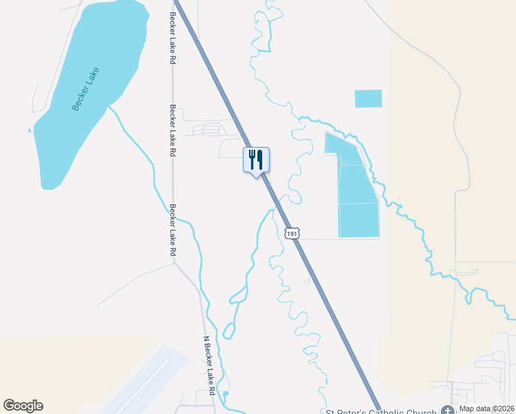 map of restaurants, bars, coffee shops, grocery stores, and more near 272 West Main Street in Springerville