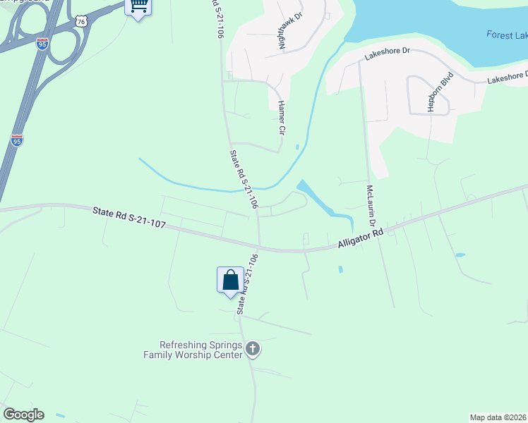 map of restaurants, bars, coffee shops, grocery stores, and more near 2232 Twin Church Road in Florence