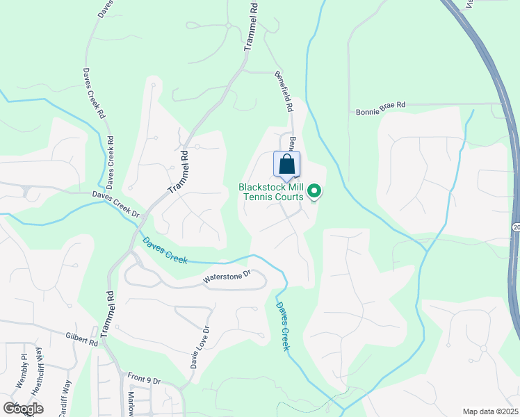 map of restaurants, bars, coffee shops, grocery stores, and more near 2640 Benefield Road in Cumming