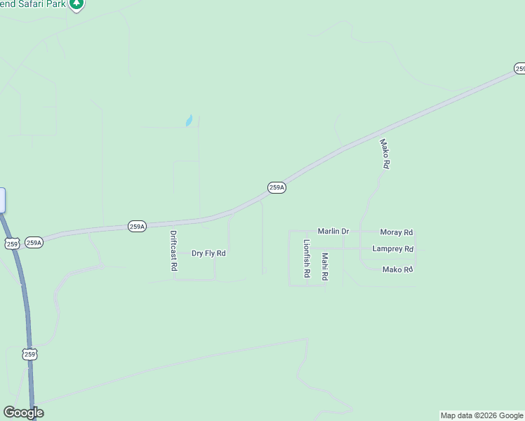 map of restaurants, bars, coffee shops, grocery stores, and more near Albacore Lane in Broken Bow