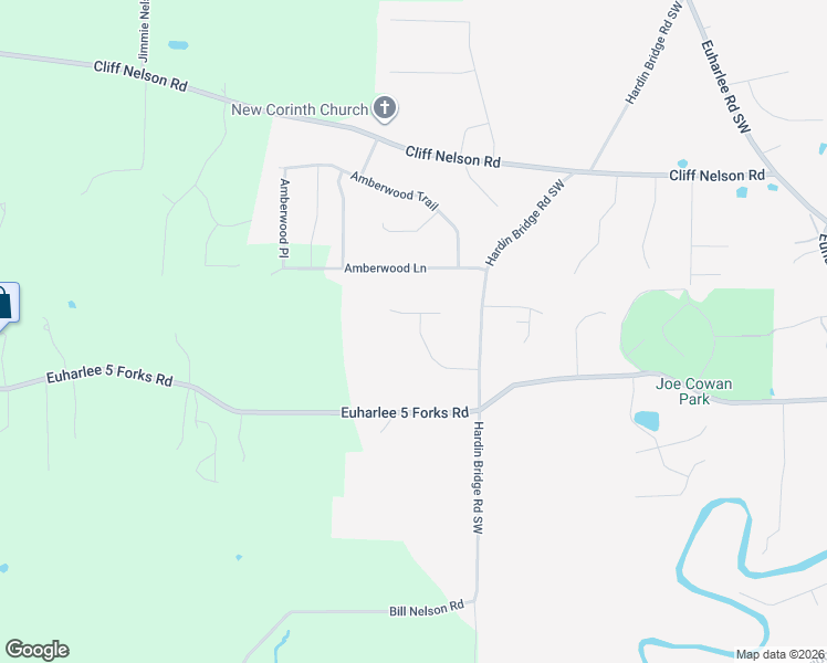 map of restaurants, bars, coffee shops, grocery stores, and more near 20 Russell Ridge Southwest in Euharlee