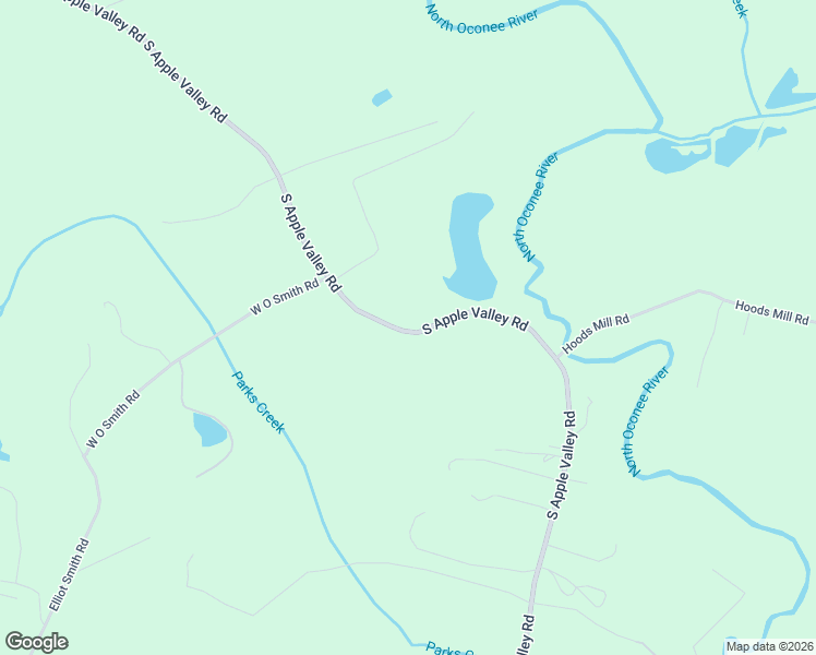 map of restaurants, bars, coffee shops, grocery stores, and more near 4801 South Apple Valley Road in Commerce