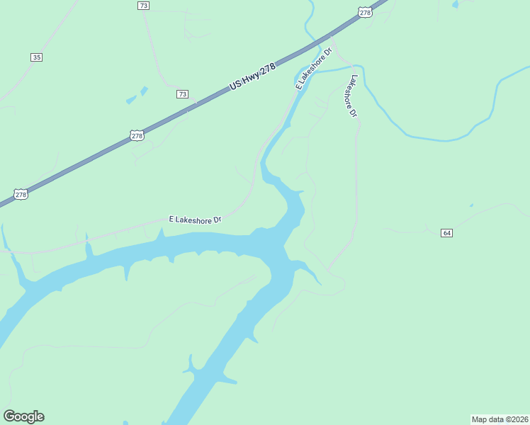 map of restaurants, bars, coffee shops, grocery stores, and more near 499-521 Lakeshore Dr in Double Springs