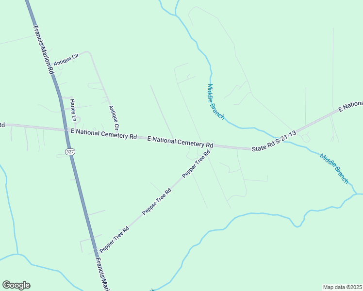 map of restaurants, bars, coffee shops, grocery stores, and more near 2427 Sharing Lane in Florence
