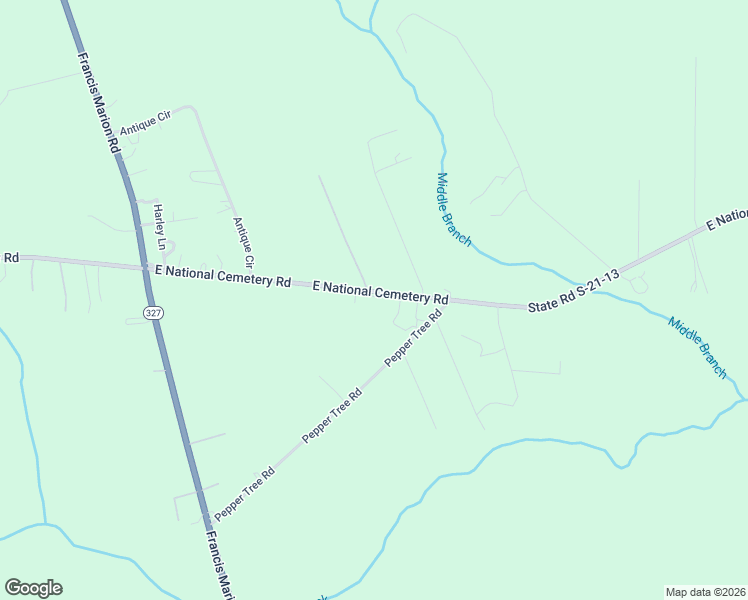map of restaurants, bars, coffee shops, grocery stores, and more near 2427 Sharing Lane in Florence