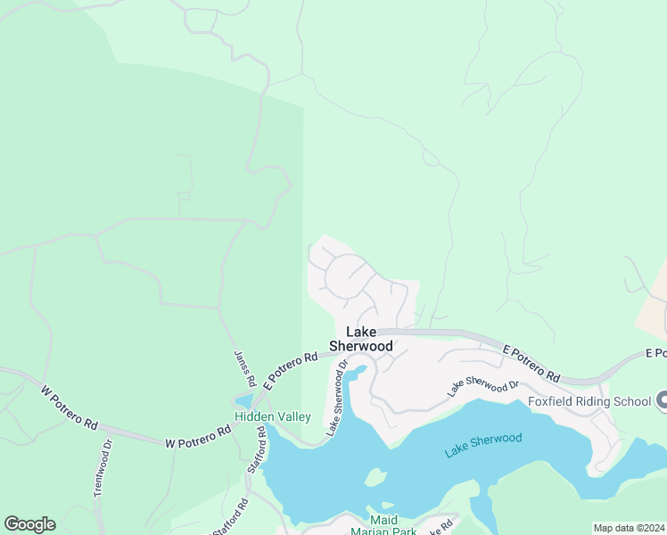 map of restaurants, bars, coffee shops, grocery stores, and more near 1625 Abbotsbury Street in Westlake Village