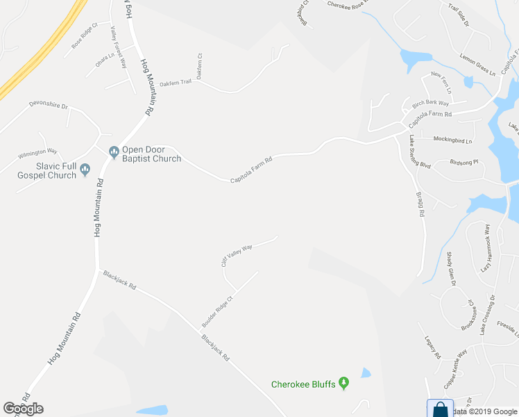 map of restaurants, bars, coffee shops, grocery stores, and more near 6817 Capitola Farm Road in Flowery Branch