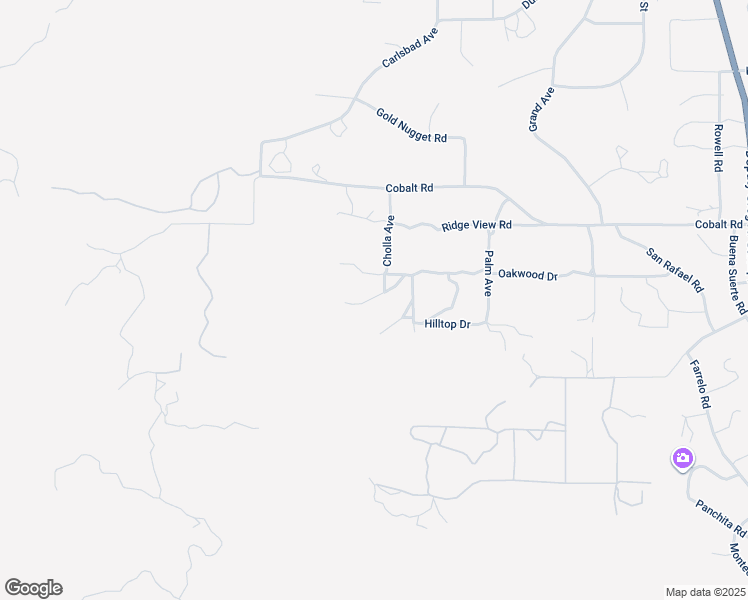 map of restaurants, bars, coffee shops, grocery stores, and more near 5845 Cholla Avenue in Yucca Valley