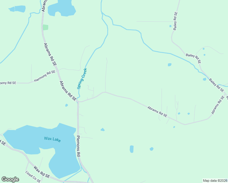 map of restaurants, bars, coffee shops, grocery stores, and more near 1109 Abrams Road Southeast in Silver Creek