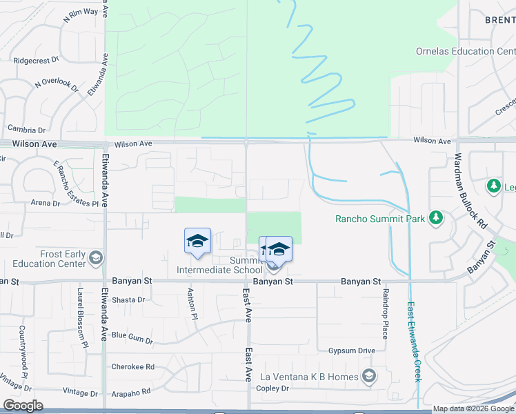 map of restaurants, bars, coffee shops, grocery stores, and more near 13337 Hunt Club Drive in Rancho Cucamonga