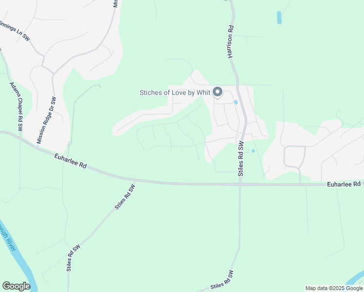 map of restaurants, bars, coffee shops, grocery stores, and more near 410 Sierra Point in Bartow County