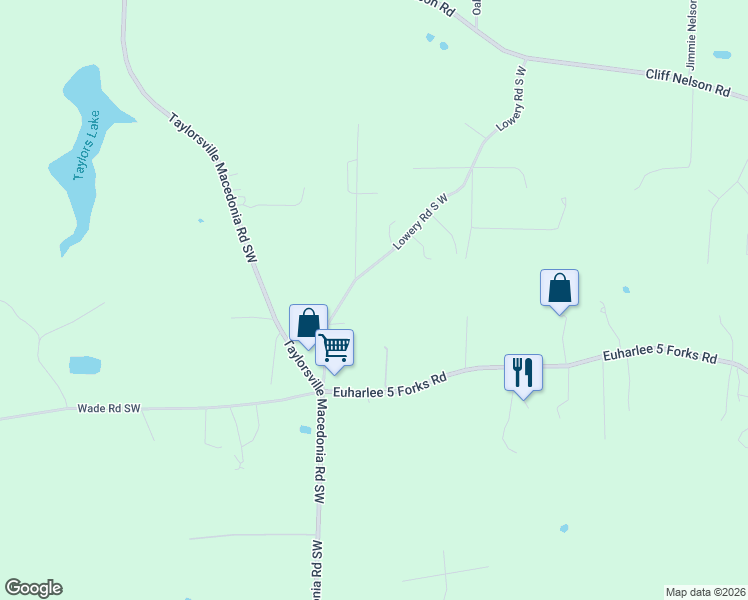 map of restaurants, bars, coffee shops, grocery stores, and more near 50 Lowery Road South West in Kingston