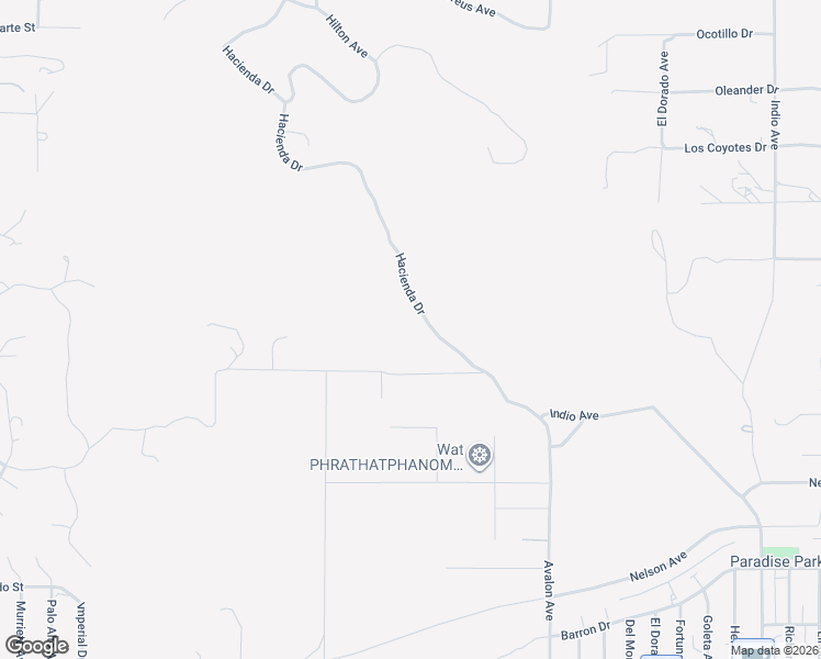 map of restaurants, bars, coffee shops, grocery stores, and more near 5828 Hacienda Drive in Yucca Valley