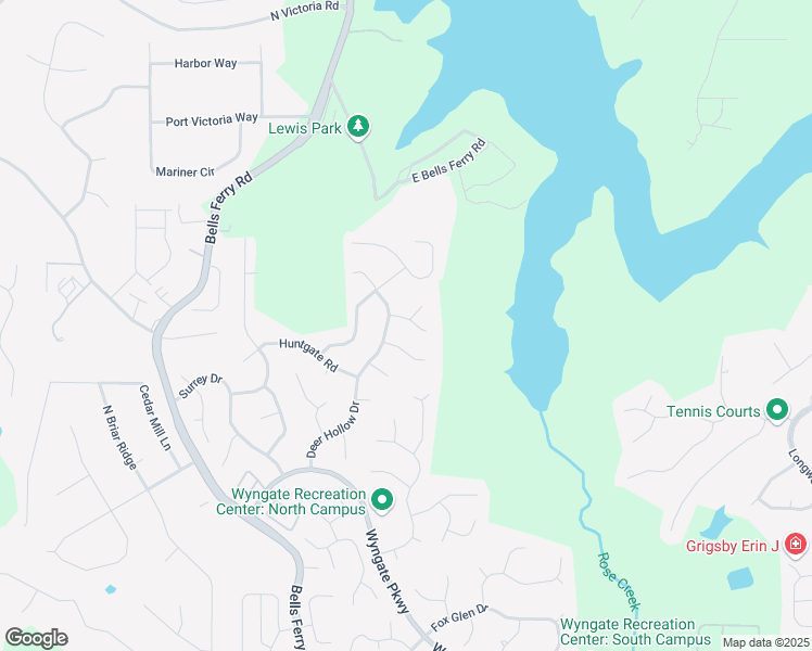 map of restaurants, bars, coffee shops, grocery stores, and more near 9002 Mallory Lane in Woodstock